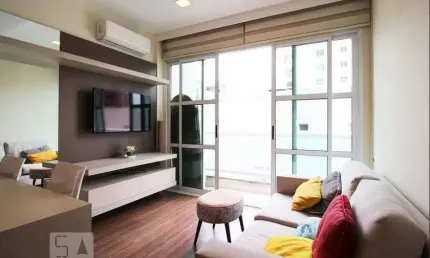 Apartamento para aluguel - moema, 1 quarto,  50 m² - são paulo