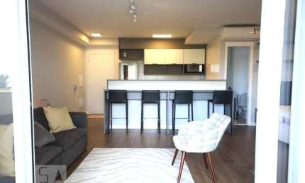 Kitnet / Stúdio para Aluguel - Chácara Santo Antonio, 1 Quarto,  60 m² - São Paulo