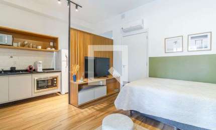 Kitnet / Stúdio para Aluguel - Pinheiros, 1 Quarto,  40 m² - São Paulo