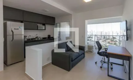 Apartamento para Aluguel - Brooklin, 1 Quarto,  50 m² - São Paulo
