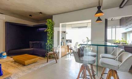 Apartamento para Aluguel - Chácara Santo Antonio, 1 Quarto,  53 m² - São Paulo