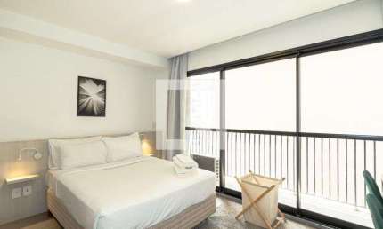 Kitnet / Stúdio para Aluguel - Moema, 1 Quarto,  24 m² - São Paulo
