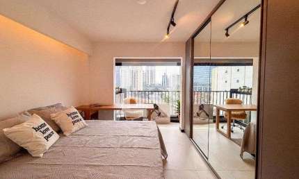 Kitnet / stúdio para aluguel - pinheiros, 1 quarto,  24 m² - são paulo