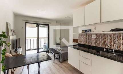 Kitnet / Stúdio para Aluguel - Santa Cecília, 1 Quarto,  27 m² - São Paulo