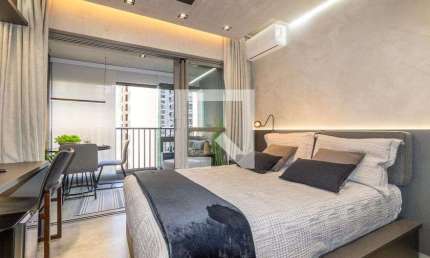 Kitnet / Stúdio para Aluguel - Moema, 1 Quarto,  27 m² - São Paulo