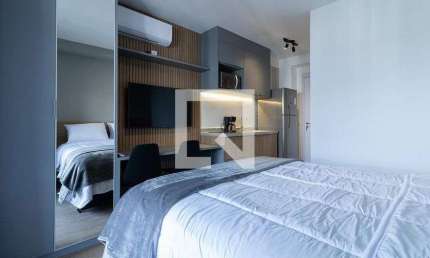 Kitnet / Stúdio para Aluguel - Moema, 1 Quarto,  25 m² - São Paulo