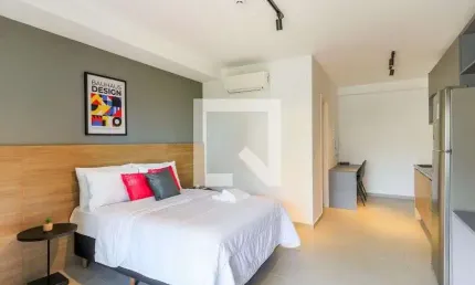 Kitnet / stúdio para aluguel - chácara santo antonio, 1 quarto,  35 m² - são paulo