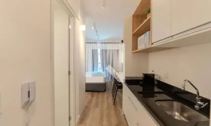 Kitnet / stúdio para aluguel - consolação, 1 quarto,  25 m² - são paulo