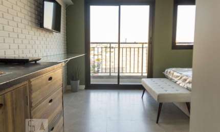 Kitnet / Stúdio para Aluguel - Moema, 1 Quarto,  26 m² - São Paulo