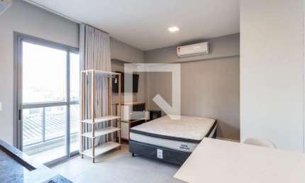 Kitnet / Stúdio para Aluguel - Moema, 1 Quarto,  26 m² - São Paulo