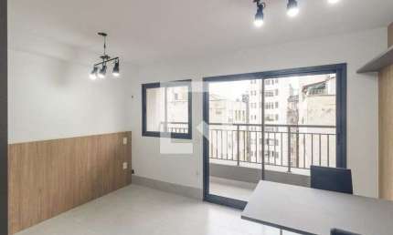 Kitnet / Stúdio para Aluguel - Santa Cecília, 1 Quarto,  25 m² - São Paulo