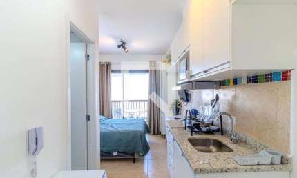 Kitnet / Stúdio para Aluguel - Santa Cecília, 1 Quarto,  21 m² - São Paulo