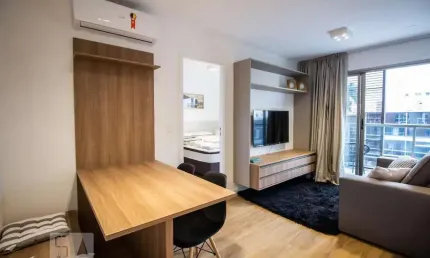 Apartamento para aluguel - pinheiros, 1 quarto,  45 m² - são paulo