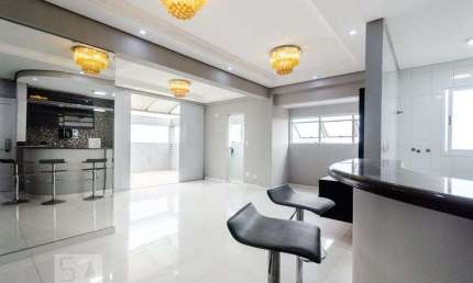 Cobertura para Aluguel - Aparecida, 3 Quartos,  185 m² - Santos