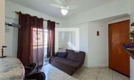 Apartamento para Aluguel - Boqueirão, 1 Quarto,  47 m² - Praia Grande