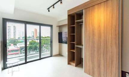 Kitnet / Stúdio para Aluguel - Moema, 1 Quarto,  24 m² - São Paulo
