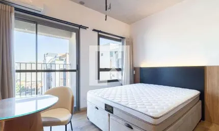 Kitnet / stúdio para aluguel - moema, 1 quarto,  24 m² - são paulo