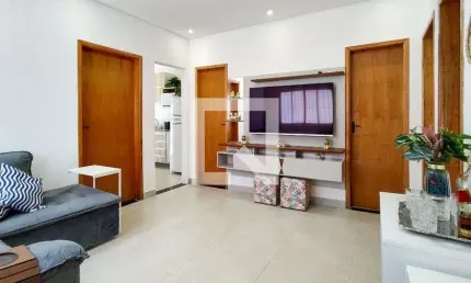 Casa para Aluguel - Guilhermina, 3 Quartos,  80 m² - Praia Grande