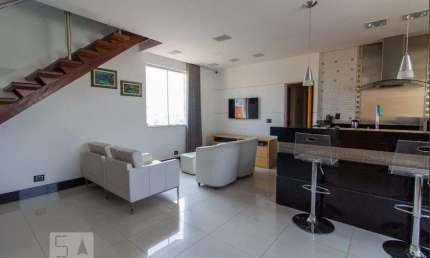 Cobertura para Aluguel - Santo Agostinho, 2 Quartos,  135 m² - Belo Horizonte