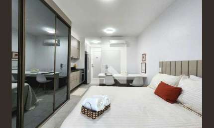 Kitnet / Stúdio para Aluguel - Moema, 1 Quarto,  26 m² - São Paulo