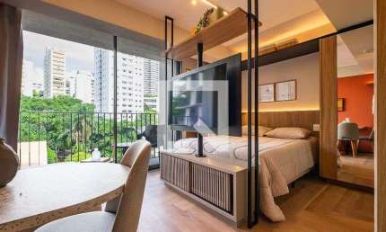 Kitnet / Stúdio para Aluguel - Vila Madalena, 1 Quarto,  30 m² - São Paulo