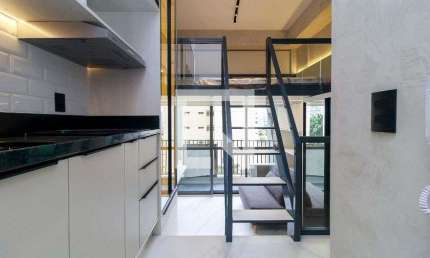 Kitnet / Stúdio para Aluguel - Chácara Santo Antonio, 1 Quarto,  24 m² - São Paulo