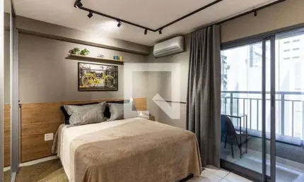 Kitnet / Stúdio para Aluguel - Santa Cecília, 1 Quarto,  27 m² - São Paulo