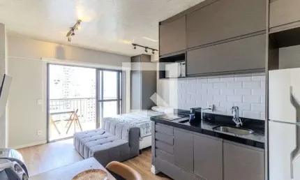 Kitnet / Stúdio para Aluguel - Santa Cecília, 1 Quarto,  30 m² - São Paulo