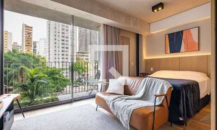 Kitnet / Stúdio para Aluguel - Vila Madalena, 1 Quarto,  37 m² - São Paulo