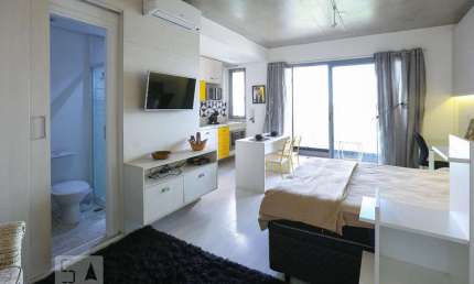Kitnet / Stúdio para Aluguel - Vila Olímpia, 1 Quarto,  45 m² - São Paulo