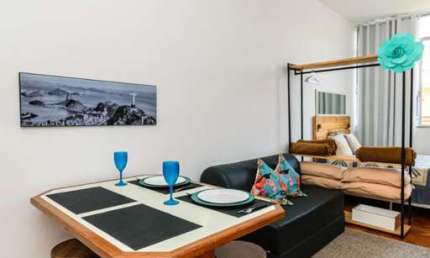 Kitnet / Stúdio para Aluguel - Copacabana, 1 Quarto,  45 m² - Rio de Janeiro