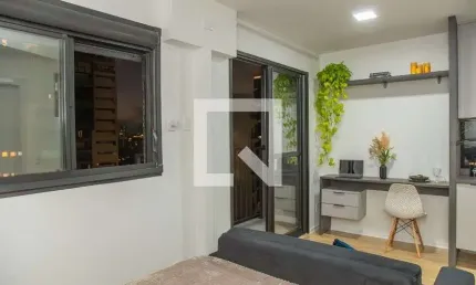 Kitnet / Stúdio para Aluguel - Brooklin, 1 Quarto,  27 m² - São Paulo
