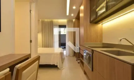 Kitnet / Stúdio para Aluguel - Santa Cecília, 1 Quarto,  27 m² - São Paulo