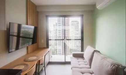 Apartamento para aluguel - brooklin, 1 quarto,  27 m² - são paulo