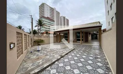 Casa para aluguel - vilamar, 3 quartos,  386 m² - praia grande