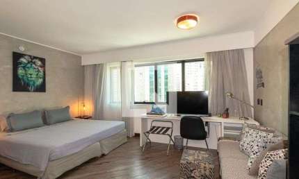 Kitnet / Stúdio para Aluguel - Moema, 1 Quarto,  30 m² - São Paulo