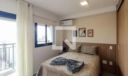 Kitnet / Stúdio para Aluguel - Santa Cecília, 1 Quarto,  28 m² - São Paulo