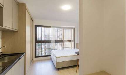 Kitnet / Stúdio para Aluguel - Moema, 1 Quarto,  20 m² - São Paulo