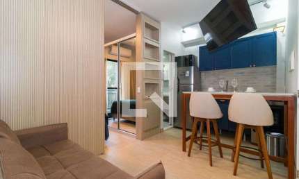 Kitnet / Stúdio para Aluguel - Cidade Jardim, 1 Quarto,  24 m² - São Paulo