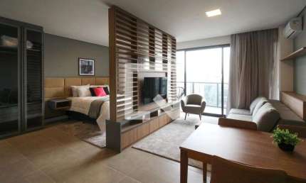 Kitnet / Stúdio para Aluguel - Vila Olímpia, 1 Quarto,  57 m² - São Paulo