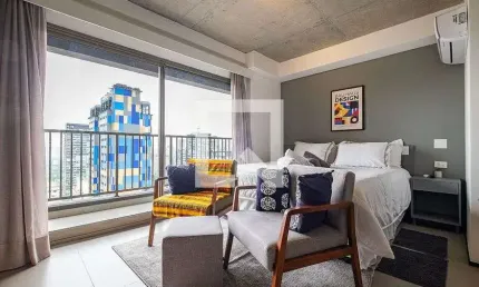 Kitnet / Stúdio para Aluguel - Jardim Paulista, 1 Quarto,  33 m² - São Paulo