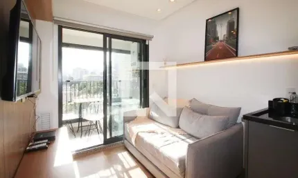Apartamento para aluguel - moema, 1 quarto,  30 m² - são paulo
