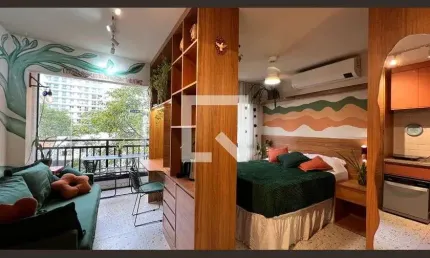 Kitnet / stúdio para aluguel - pinheiros, 1 quarto,  30 m² - são paulo
