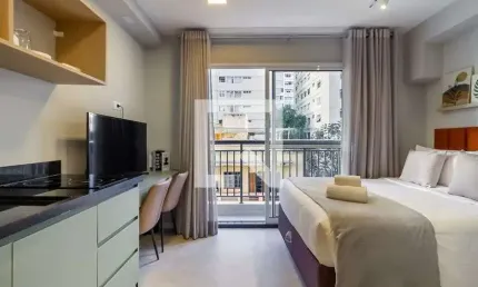 Kitnet / Stúdio para Aluguel - Bela Vista, 1 Quarto,  24 m² - São Paulo