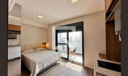 Kitnet / Stúdio para Aluguel - Chácara Santo Antonio, 1 Quarto,  29 m² - São Paulo