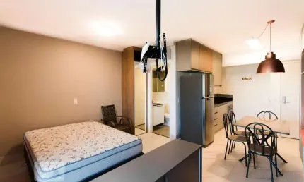 Kitnet / Stúdio para Aluguel - Santa Cecília, 1 Quarto,  37 m² - São Paulo