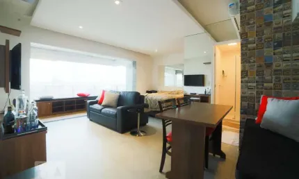 Kitnet / Stúdio para Aluguel - Campo Belo, 1 Quarto,  49 m² - São Paulo