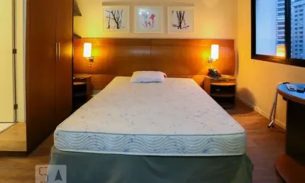 Apartamento para aluguel - moema, 1 quarto,  52 m² - são paulo