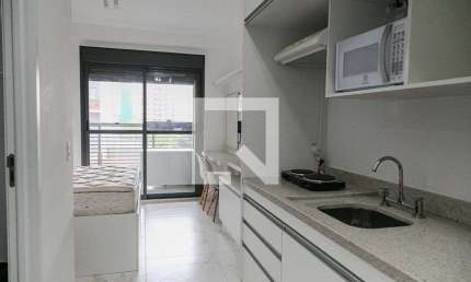 Kitnet / Stúdio para Aluguel - Chácara Santo Antonio, 1 Quarto,  34 m² - São Paulo