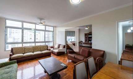Apartamento para Aluguel - Gonzaga , 3 Quartos,  150 m² - Santos